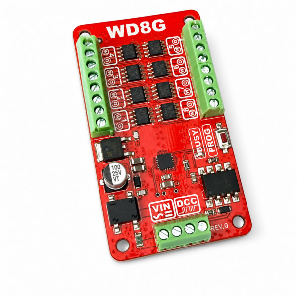 WD8G DCC Gartenbahn Weichendecoder 8-Fach